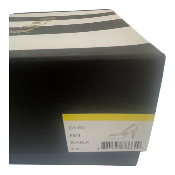 L.A.M.P. FEN Gwen Stefani Button Stiletto Heels Size 6M Leather - Picture 12 of 13